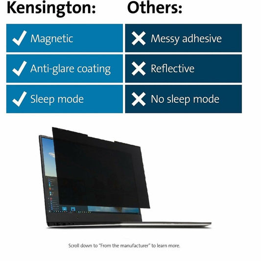 Filtre de Confidentialité pour Moniteur Kensington K58353WW - ONLYTECK