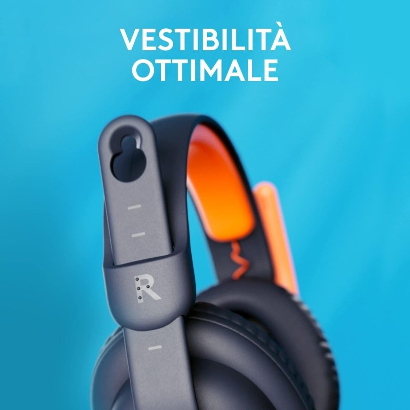 Casque Logitech 981 - 001389 Bleu Orange - ONLYTECK