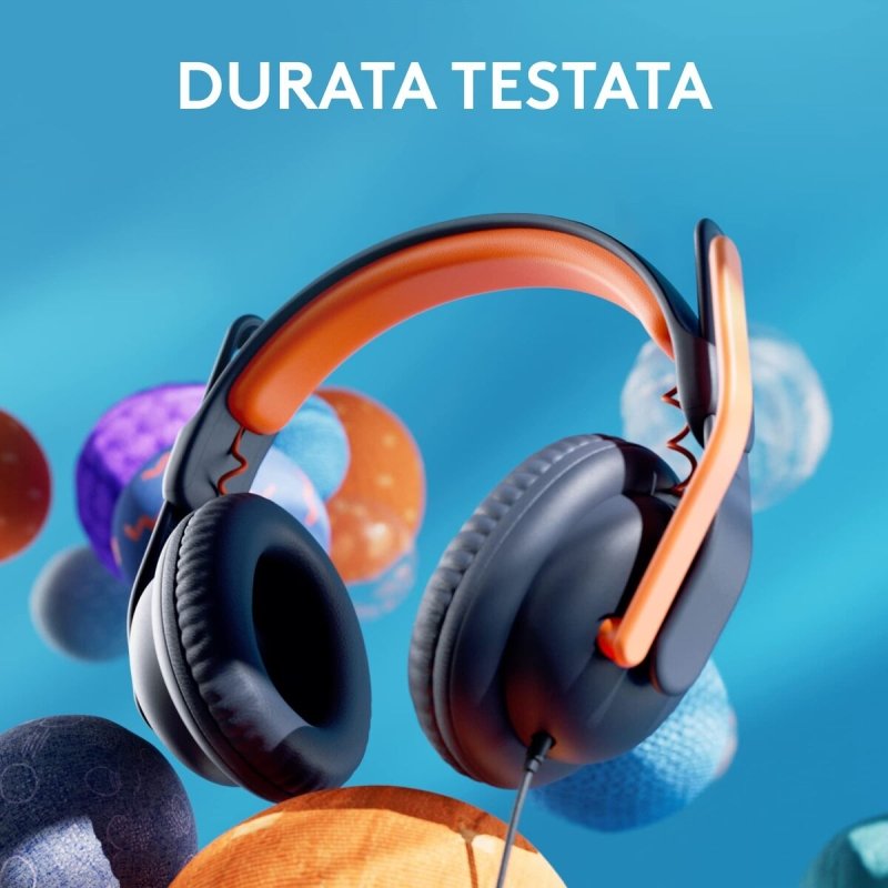 Casque Logitech 981 - 001389 Bleu Orange - ONLYTECK