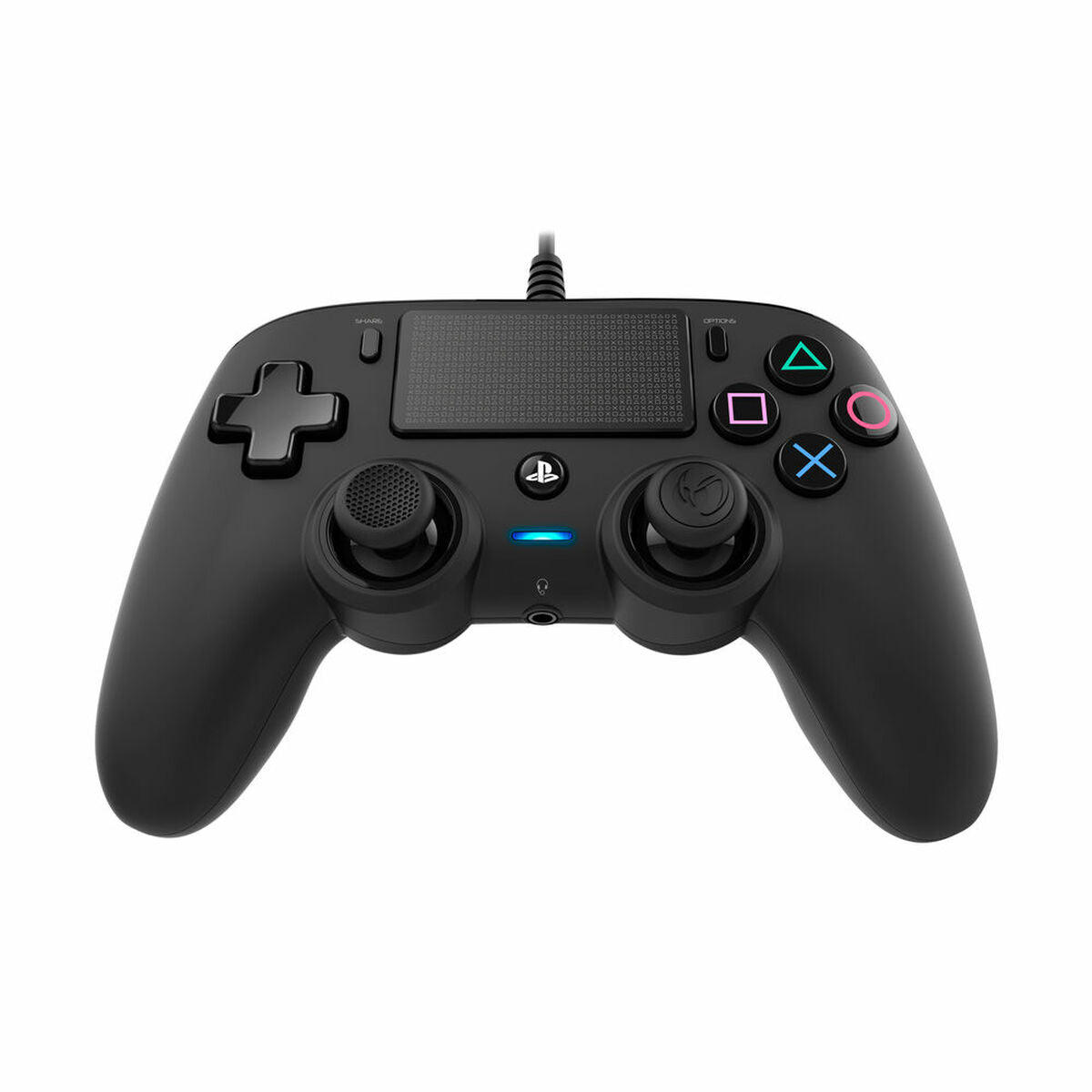 Manette Dualshock 4 V2 pour Play Station 4 Nacon PS4OFCPADBLACK - ONLYTECK