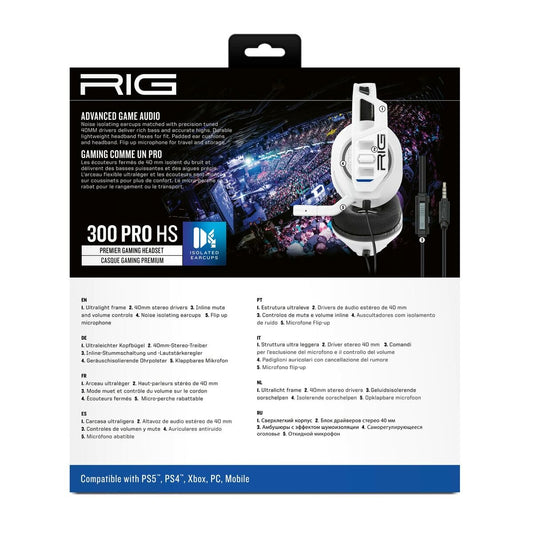 Casque Nacon RIG 300 PRO HS Blanc - ONLYTECK
