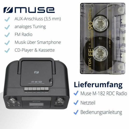 Radio - Cassette Muse M182RDC - ONLYTECK