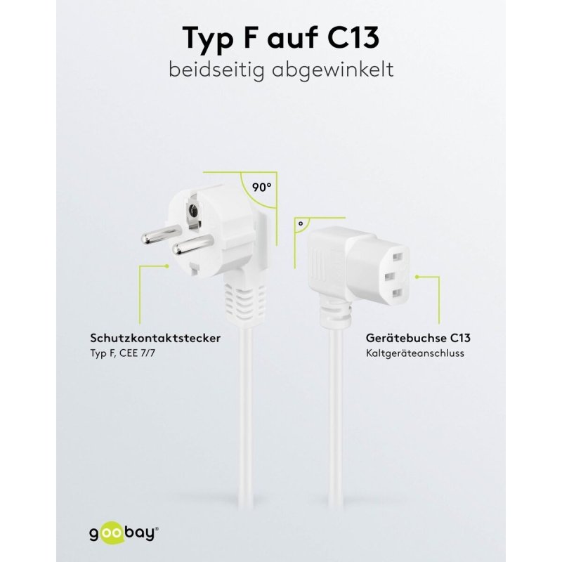 Câble d’Alimentation Aisens 96043 Blanc 1,5 m - ONLYTECK