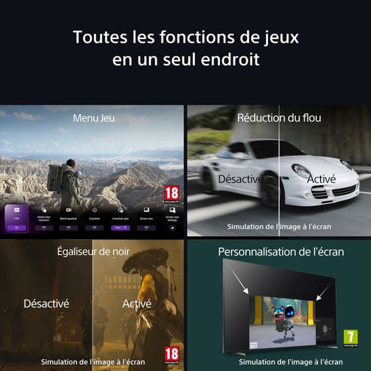 TV intelligente Sony K75XR55BP - ONLYTECK