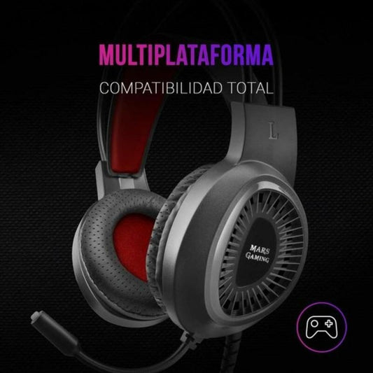 Casque avec Microphone Gaming Mars Gaming MH120 PC PS4 PS5 XBOX - ONLYTECK
