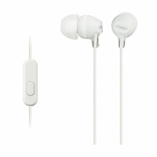 Casques avec Microphone Sony MDREX15APW in - ear Blanc - ONLYTECK