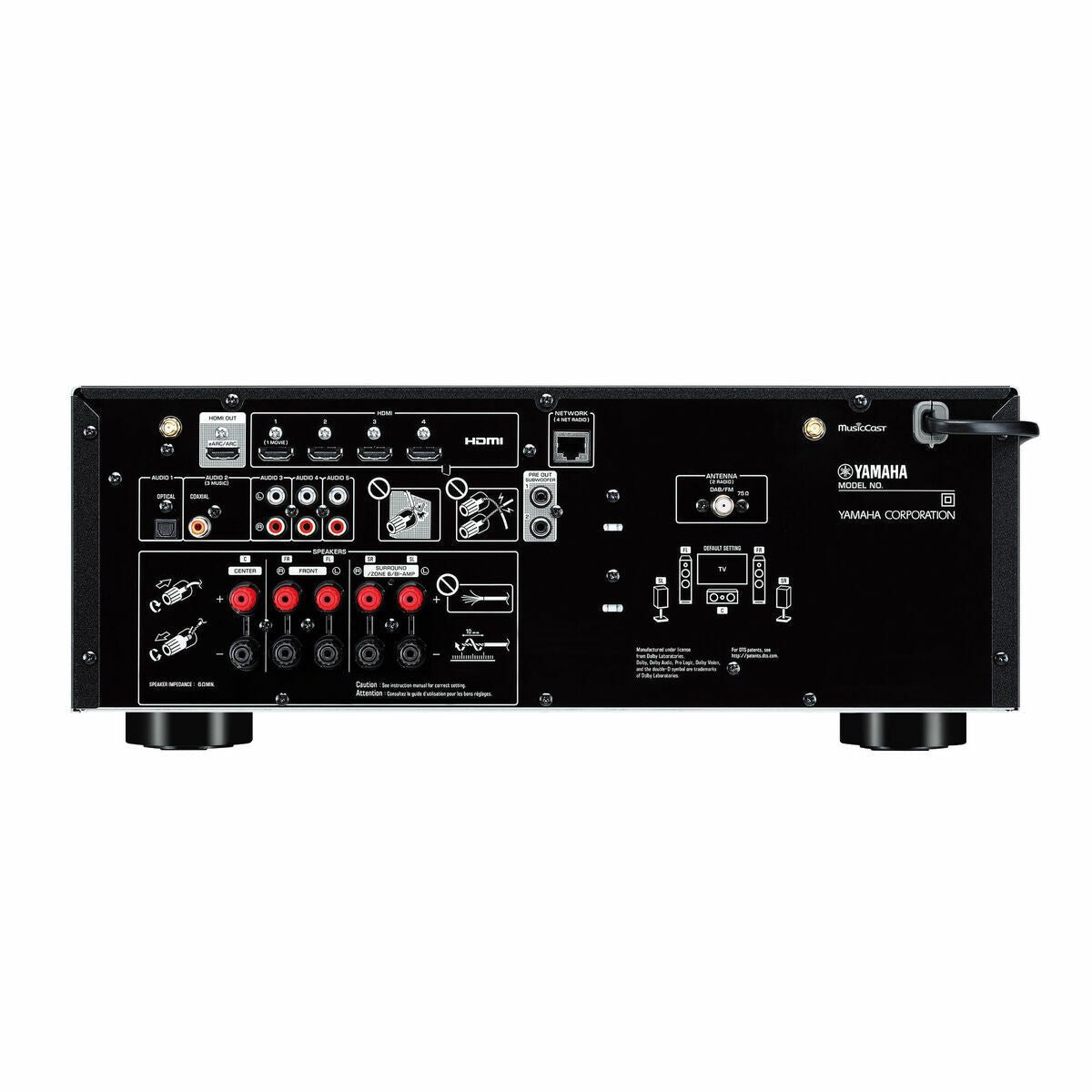 Amplificateur YAMAHA RX - V4A - ONLYTECK