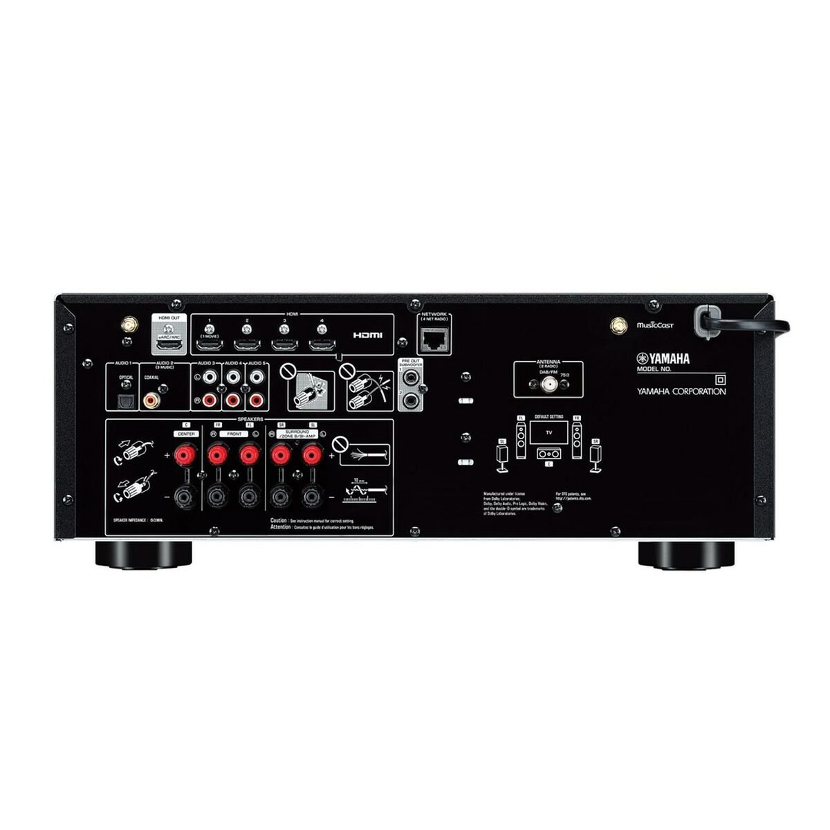 Amplificateur YAMAHA RX - V4A - ONLYTECK