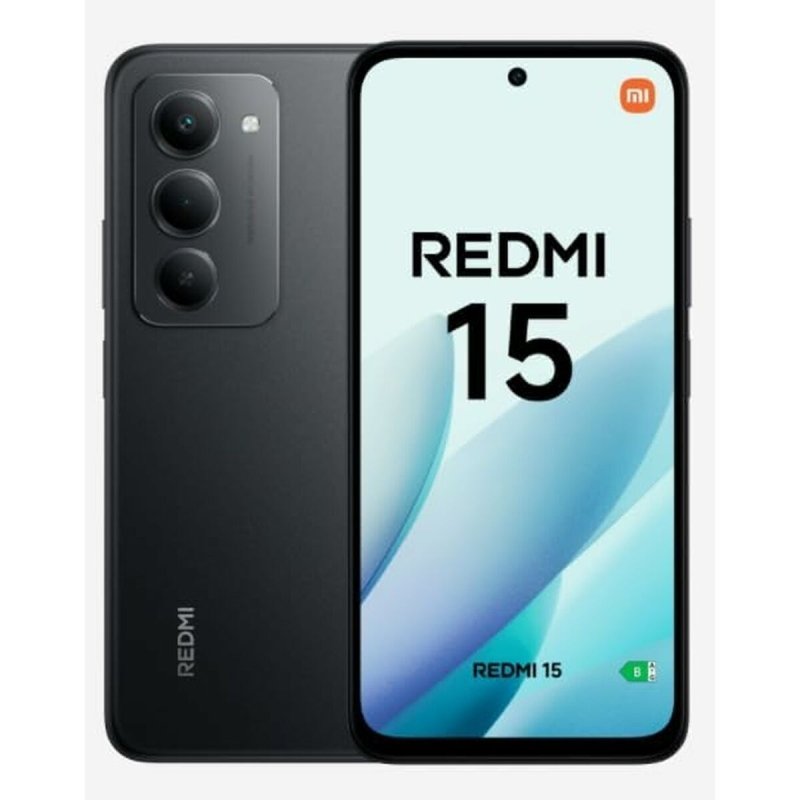 Smartphone Xiaomi REDMI 15 BLACK 6 GB RAM 128 GB Midnight black - ONLYTECK