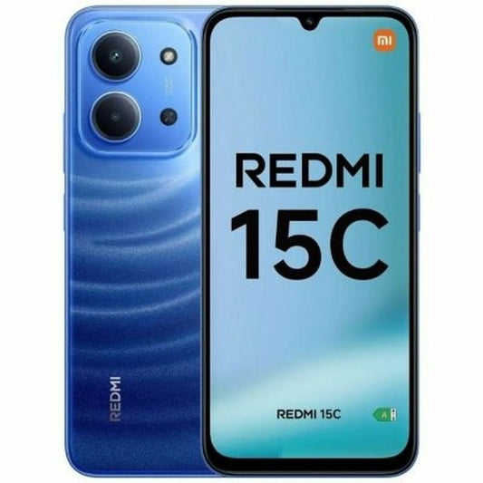 Smartphone Xiaomi REDMI 15C 4 - 128 BL 6,9" 4 GB RAM 128 GB 256 GB Bleu - ONLYTECK