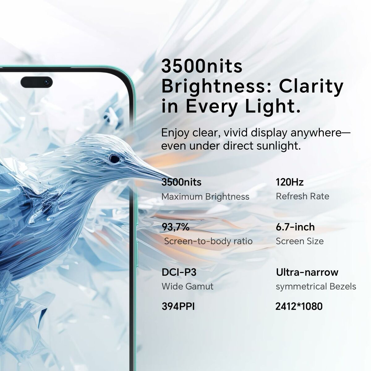 Smartphone Honor 5109BRUX 6,7" 8 GB RAM 256 GB Gris - ONLYTECK