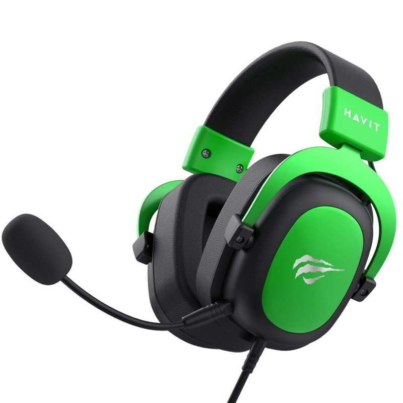 Casques avec Micro Gaming Havit H2002d Noir Vert - ONLYTECK