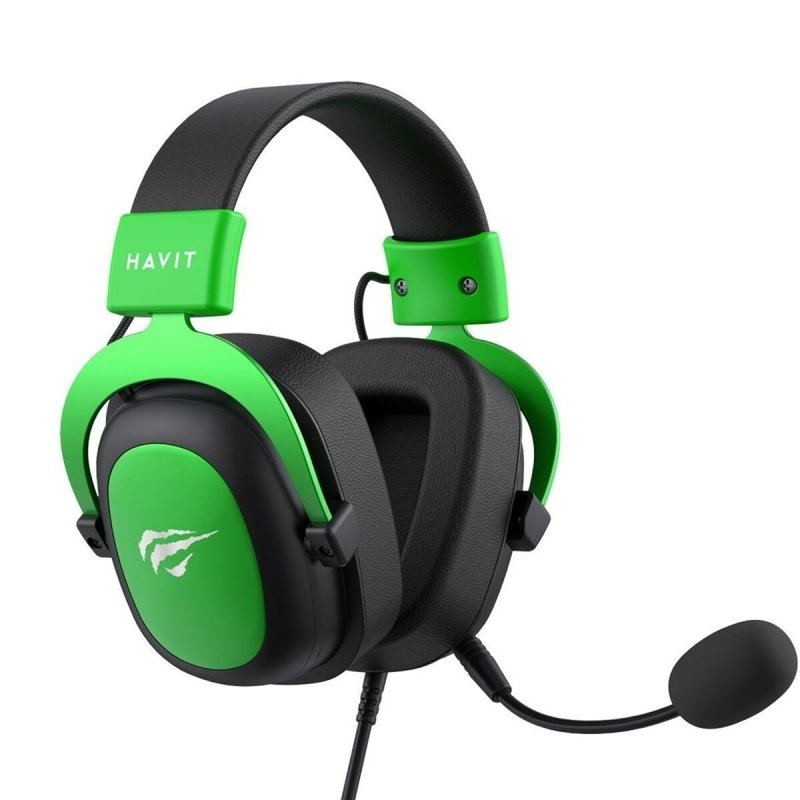 Casques avec Micro Gaming Havit H2002d Noir Vert - ONLYTECK