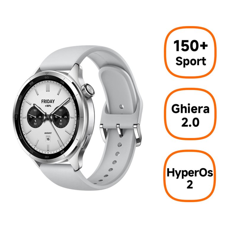 Montre intelligente Xiaomi S4 BHR9197GL Gris Argenté - ONLYTECK