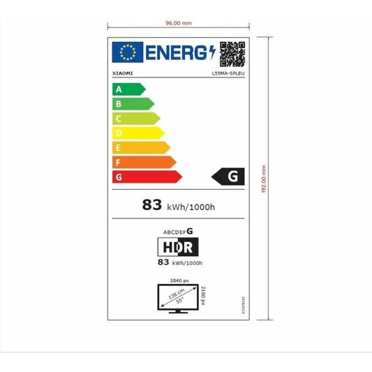 TV intelligente Xiaomi TV S Mini LED 55 2025 55" 4K Ultra HD LED HDR - ONLYTECK