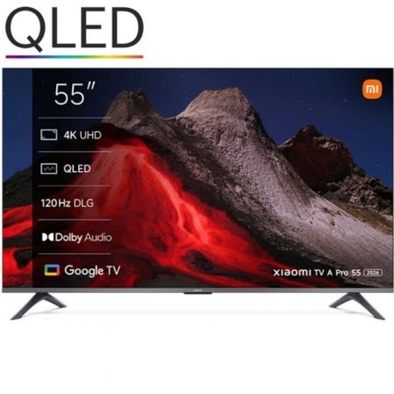 TV intelligente Xiaomi TV A PRO 2026 4K Ultra HD 55" QLED - ONLYTECK