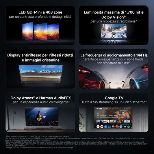 TV intelligente Xiaomi ELA6300EU 4K Ultra HD QLED - ONLYTECK