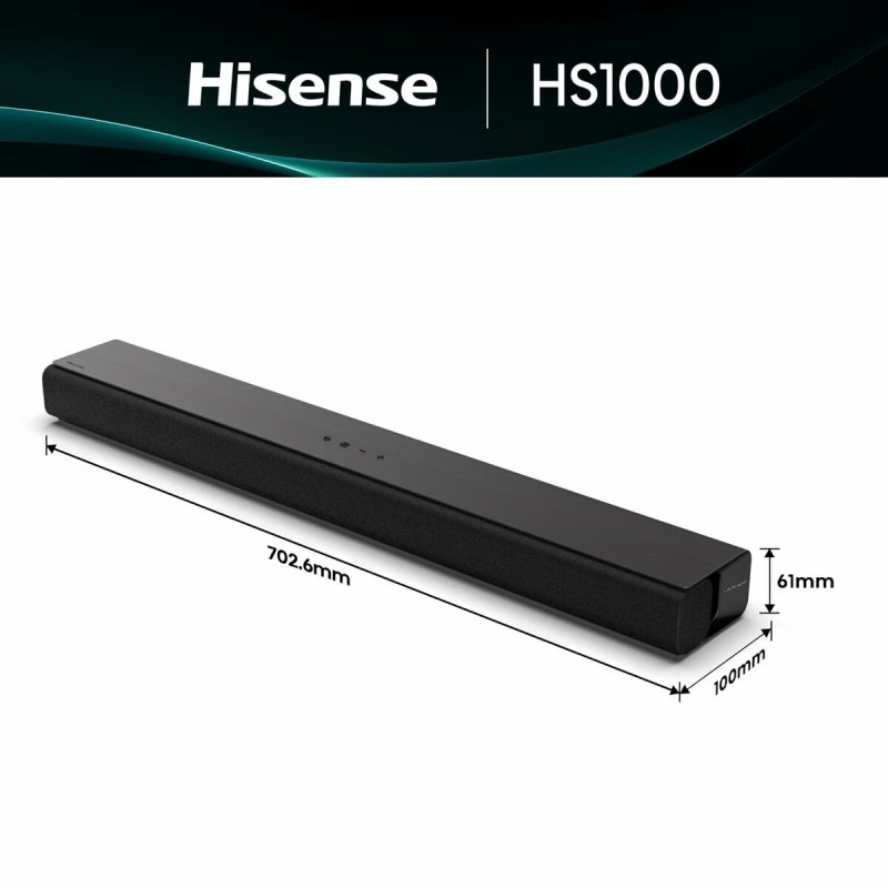 Barre audio Hisense HS1000 120W Noir 120 W - ONLYTECK