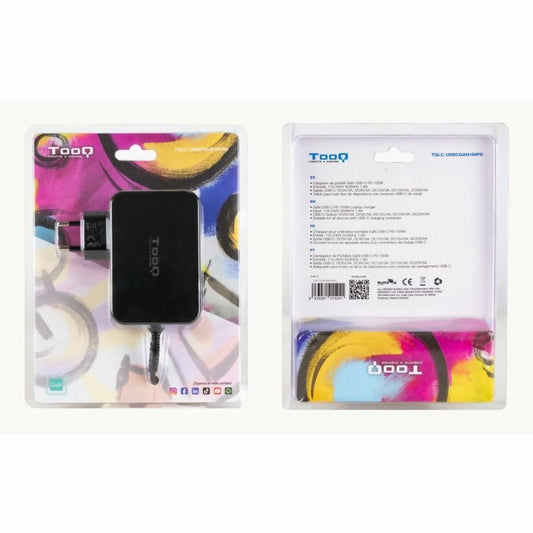 Chargeur mural TooQ TQLC - USBCGAN100PD Noir 100 W - ONLYTECK
