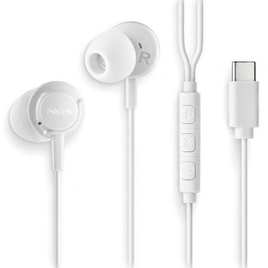 Casque NGS CROSSSTEPWHITE Blanc - ONLYTECK