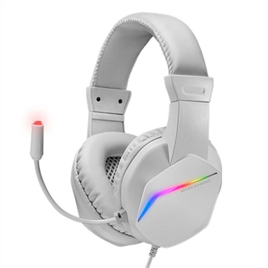 Casque avec Microphone Gaming Mars Gaming MH122W Blanc - ONLYTECK