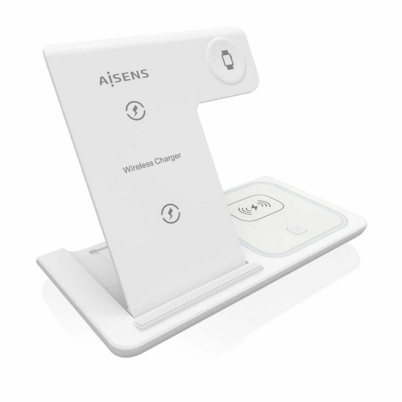 Chargeur sans fil Aisens ASCH - 15W3WC044 - W Blanc 15 W 3 - en - 1 - ONLYTECK