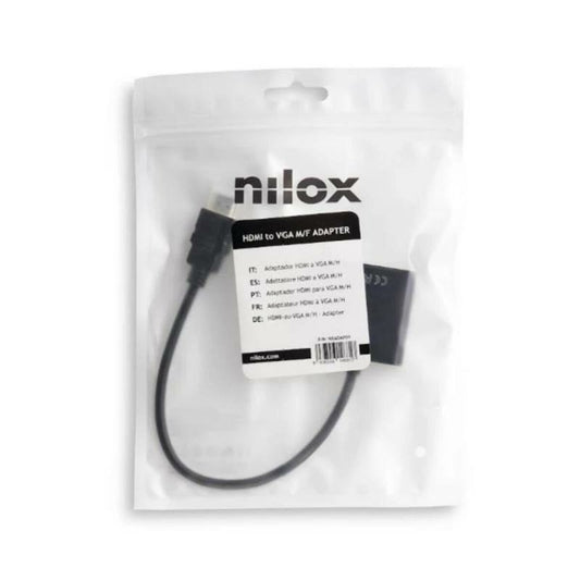 Adaptateur/convertisseur AV Nilox NXADAP01 Noir - ONLYTECK