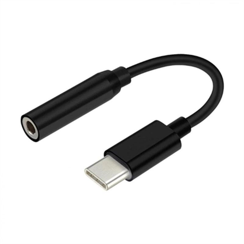 Adaptateur USB - C vers Jack 3.5 mm Aisens 15 cm Noir - ONLYTECK