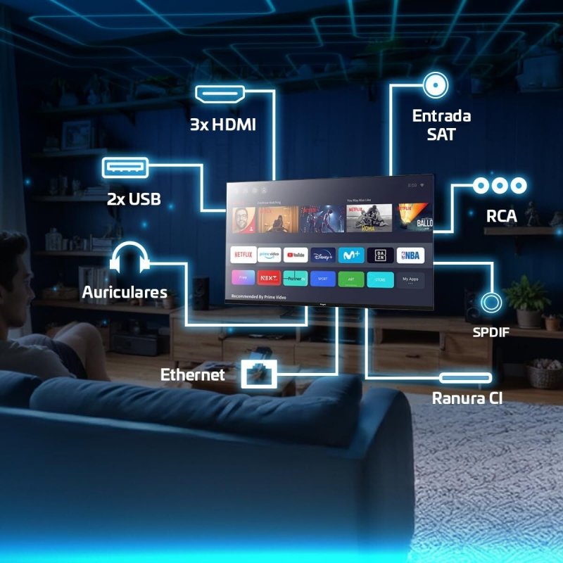 TV intelligente Engel LE4086SM 40 - ONLYTECK