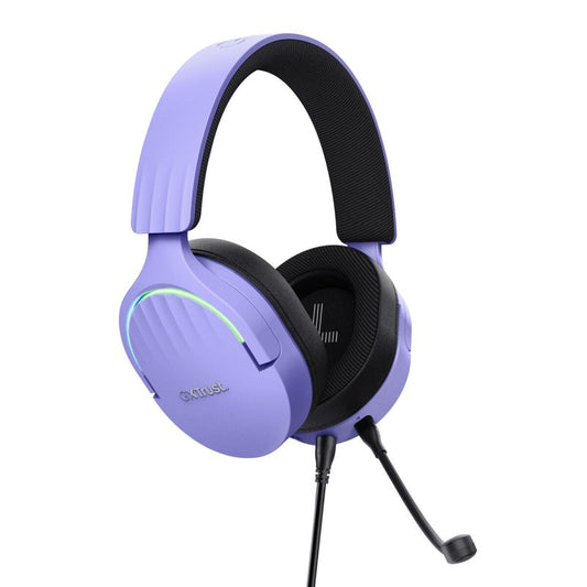 Casques avec Micro Gaming Trust GXT 490 Noir Pourpre - ONLYTECK
