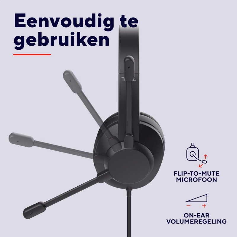 Casque Trust 25460 Noir - ONLYTECK