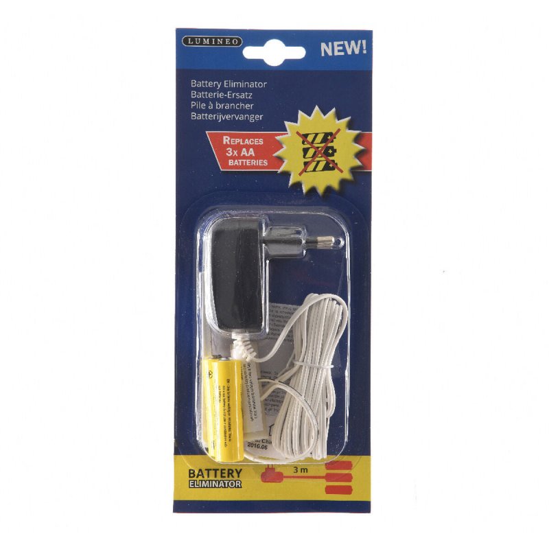 Éliminateur de piles Lumineo 220 - 240 V AA Intérieurs 4,5 V 3 x AA (3 Unités) - ONLYTECK