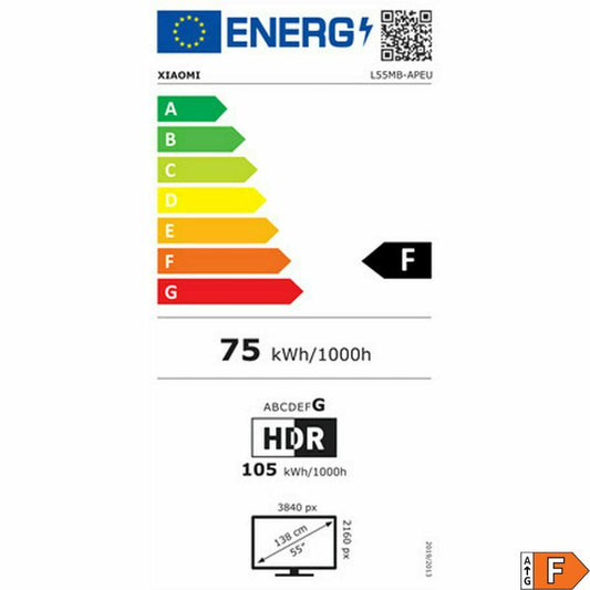 TV intelligente Xiaomi TV A PRO 2026 4K Ultra HD 55" QLED - ONLYTECK