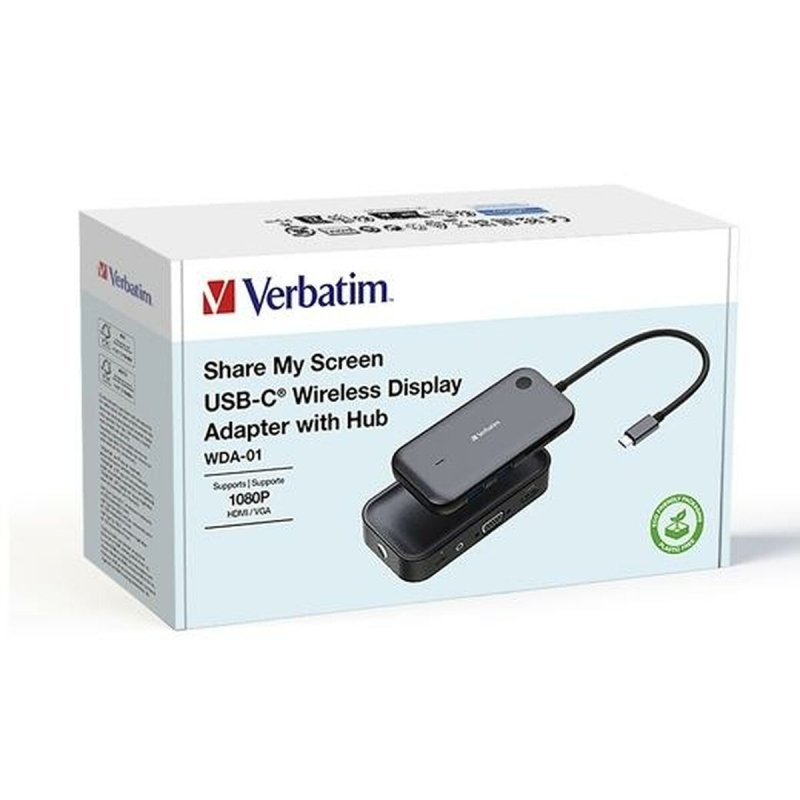Adaptateur USB - C Verbatim Share my Screen Full HD - ONLYTECK