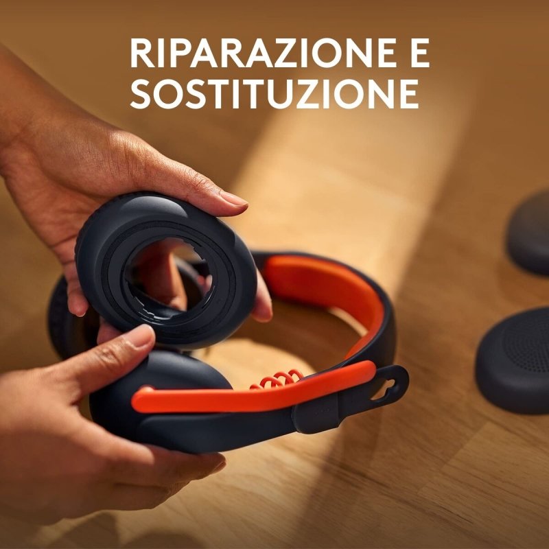 Casque Logitech 981 - 001389 Bleu Orange - ONLYTECK