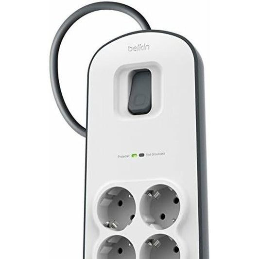 Multiprise 8 Prises avec Interrupteur Belkin BSV804VF2M USB x 2 Blanc (2 m) - ONLYTECK
