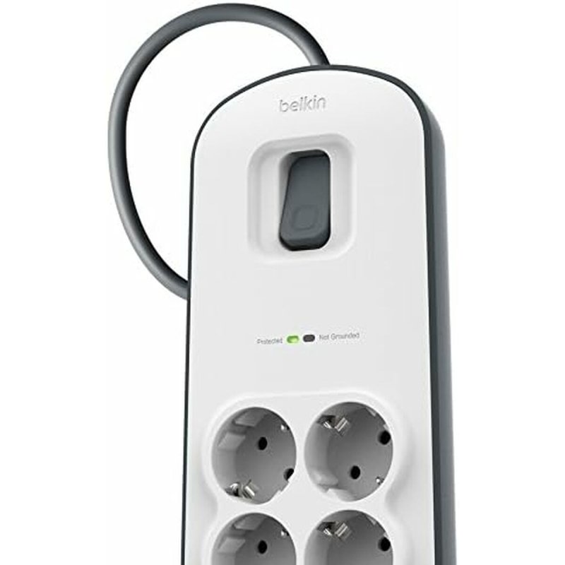 Multiprise 8 Prises avec Interrupteur Belkin BSV804VF2M USB x 2 Blanc (2 m) - ONLYTECK
