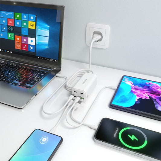 Chargeur sans fil Aisens ASCH - 100W4P053 - W Blanc 100 W - ONLYTECK