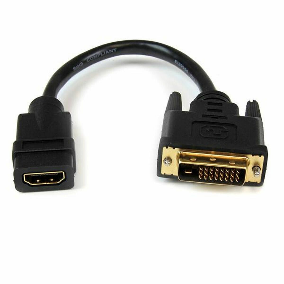 Câble HDMI vers DVI Startech HDDVIFM8IN 20 cm - ONLYTECK