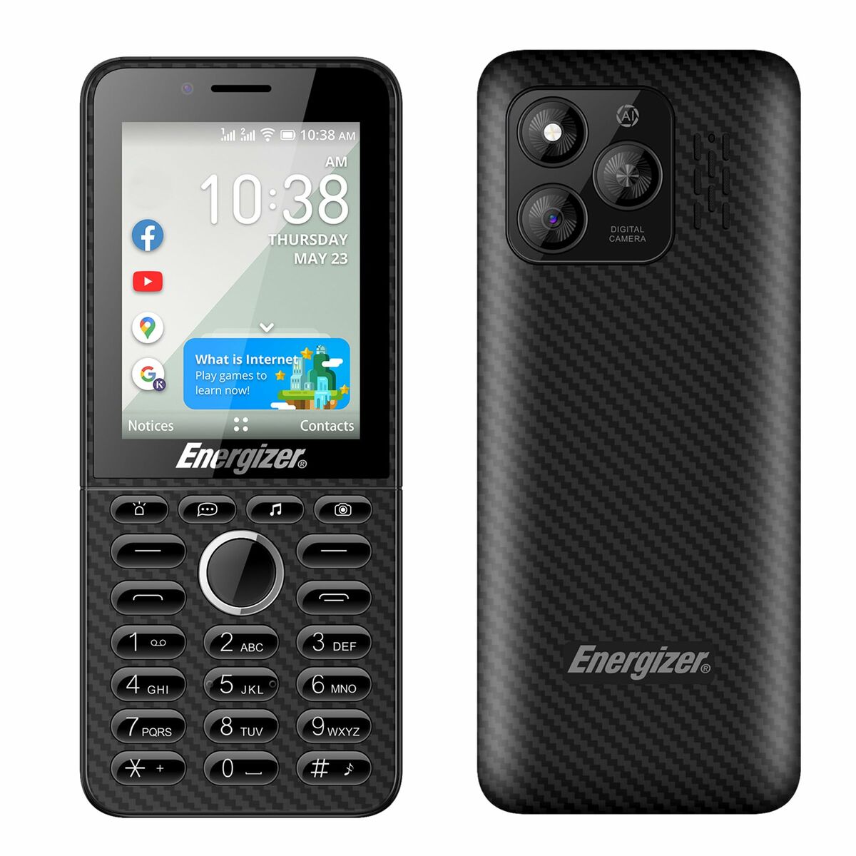 Téléphone portable pour personnes âgées Energizer E288S - ONLYTECK