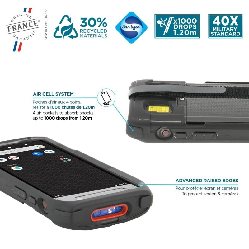 Protection pour téléphone portable Mobilis PROTECH Noir - ONLYTECK