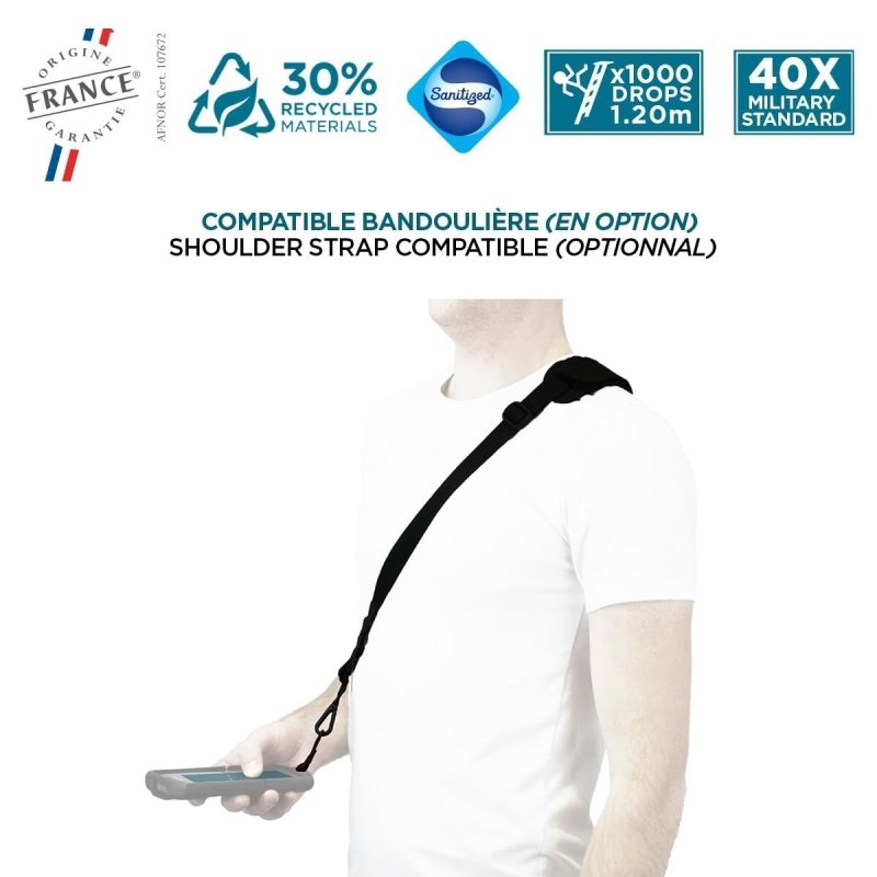 Protection pour téléphone portable Mobilis PROTECH Noir - ONLYTECK