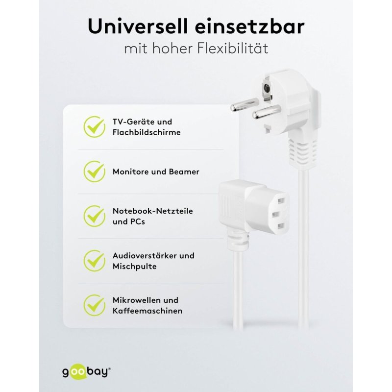 Câble d’Alimentation Aisens 96043 Blanc 1,5 m - ONLYTECK