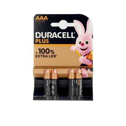 Batteries DURACELL 9510570 LR03 1,5 V (4 uds) - ONLYTECK