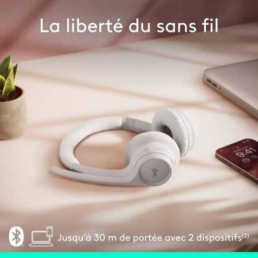 Casque Logitech 981 - 001417 Blanc - ONLYTECK