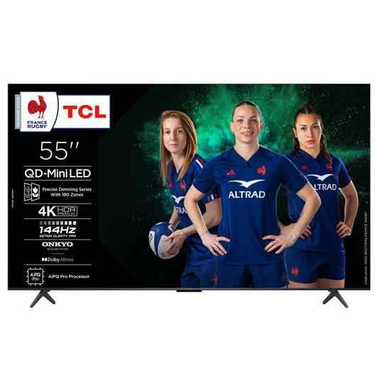 TV intelligente TCL 55C6K 4K Ultra HD 55" QLED - ONLYTECK