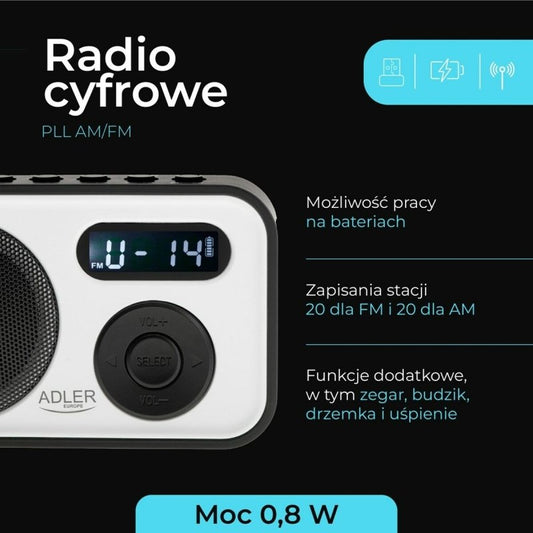 Radio Adler Noir - ONLYTECK