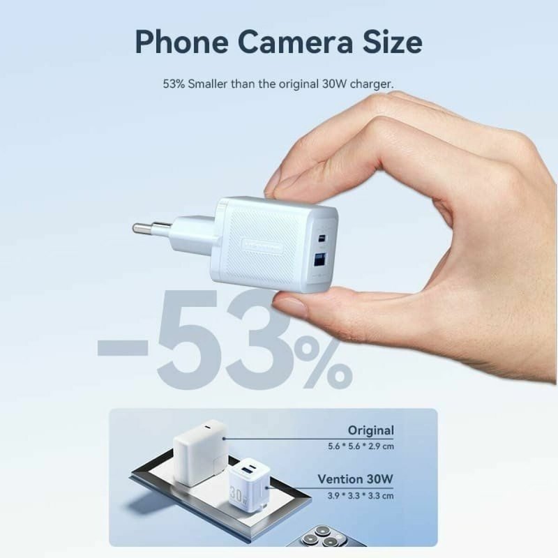 Chargeur mural Vention FEQB0 - EU - ONLYTECK