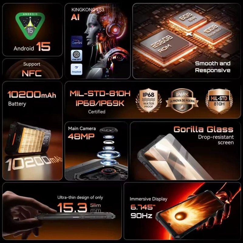 Smartphone Cubot CUBKKES3BLK 6 GB RAM 256 GB 6,75" - ONLYTECK