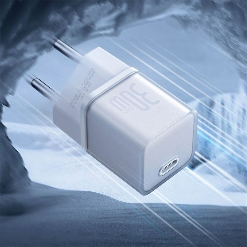 Chargeur mural Baseus P10162504213 - 00 Blanc 30 W - ONLYTECK